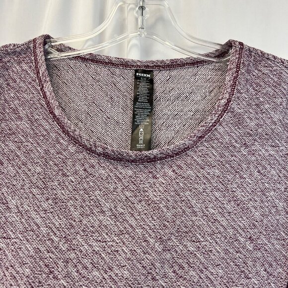 RBX Women’s Long Sleeve Wine/White Activewear Top Thumb Holes Small - Picture 3 of 8